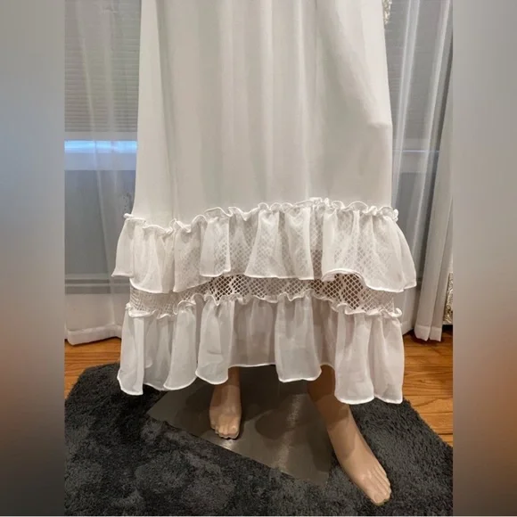 PatBo Plunge Lace Sleeve Maxi Dress - Picture 6 of 16